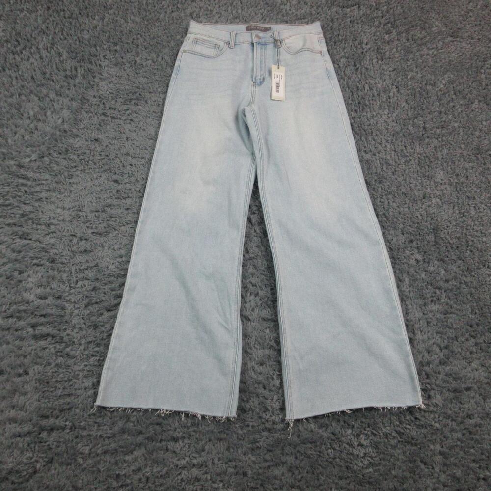 JUSTUSA Daleyza Wide Leg Jeans Womens 29/8 Light Blue Denim High 29x30.5* NWT